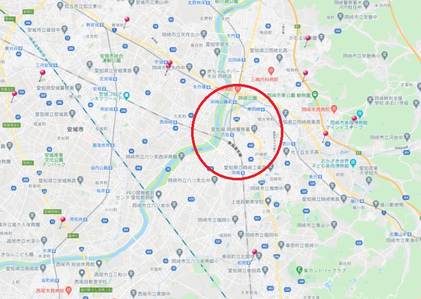 愛知 岡崎市と周辺のフットサルコート情報 全16件